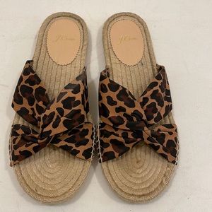 J.Crew Women Animal Print Sandals